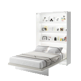 Small Double (120cm) Vertical Wall Bed (Gas Lift)