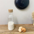 Glass Canister With Cork Stopper 26cm-Kitchen Storage