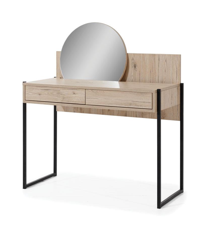 Glass Loft Dressing Table with Mirror - £252.0 - Dressing Table 