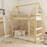 Single (3ft) Solid Pine High Sleeper Loft Bed Pine Foam Mattress
