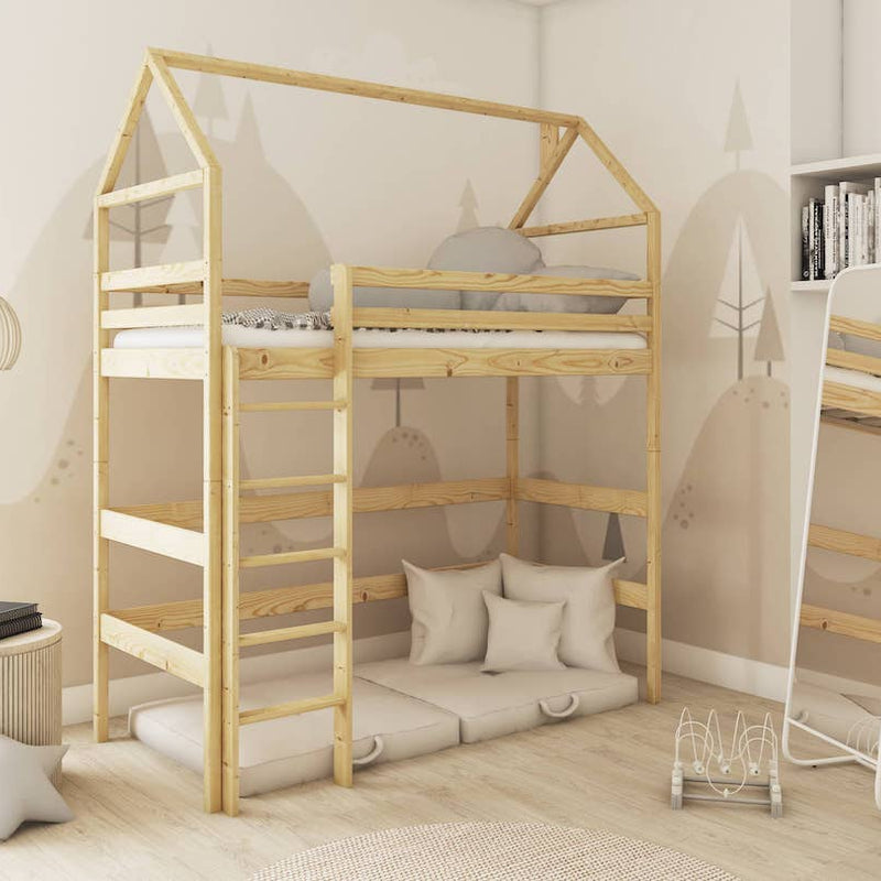 Gloria Single (3ft) Solid Pine High Sleeper Loft Bed