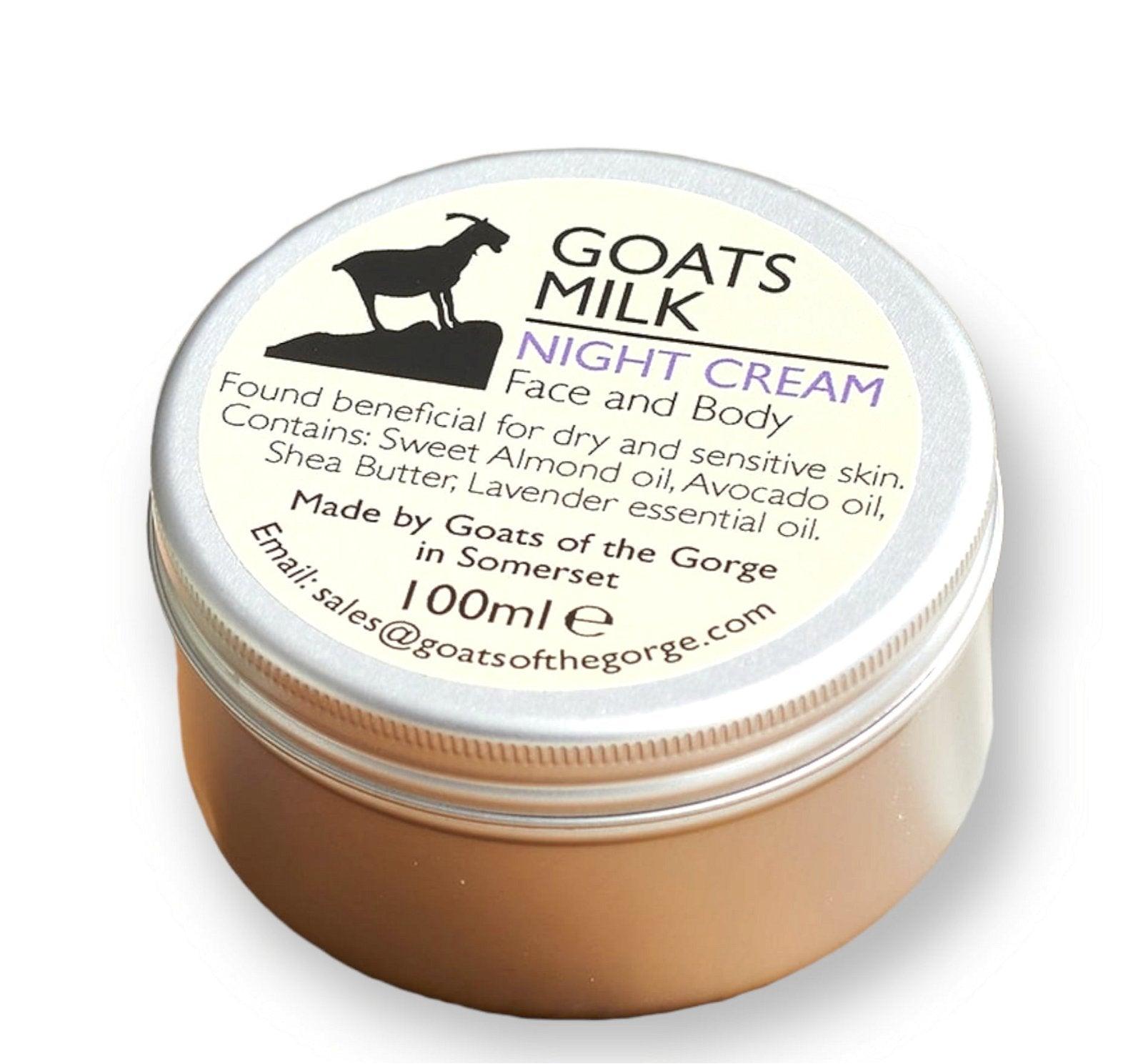 Goats Milk Night Cream 100ml-Creams & Lip Balms