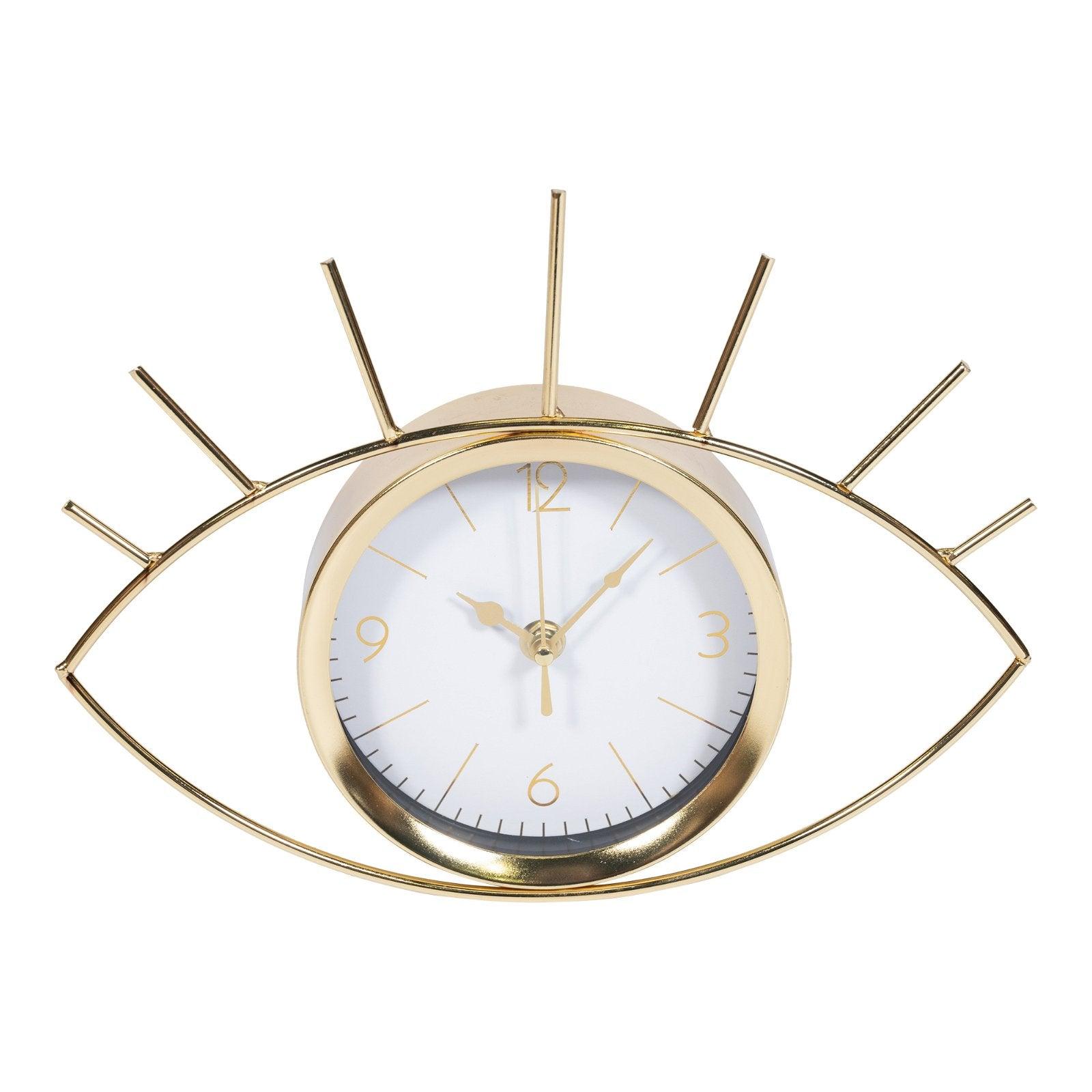 Golden Colour Eye Clock 30cm-Wall Hanging Clocks