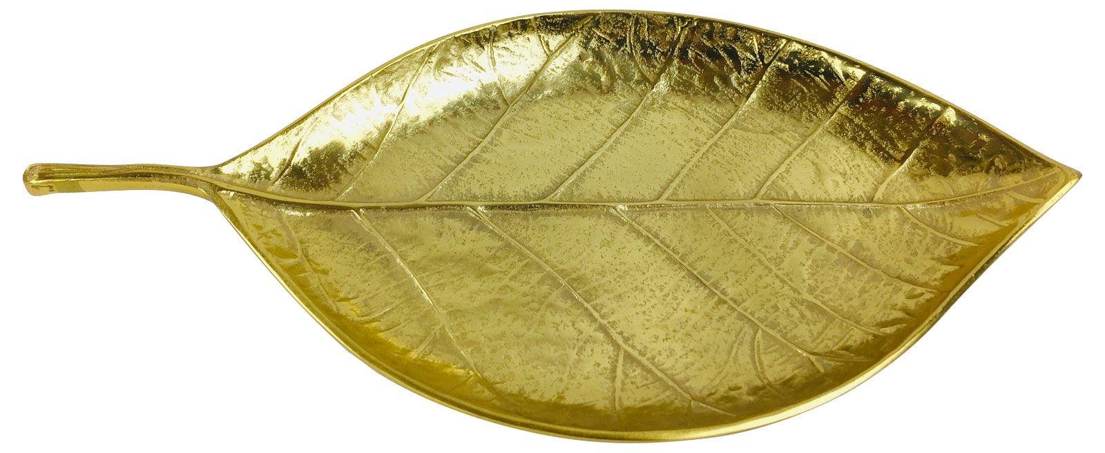 Golden Deco Leaf 44cm-Ornaments