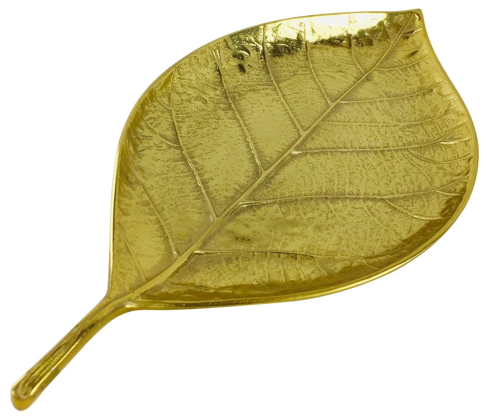 Golden Deco Leaf 44cm - £33.99 - Ornaments 