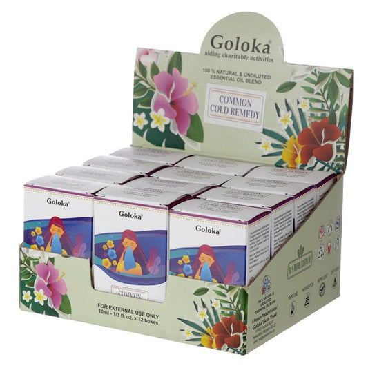 Goloka Blends Essential Oil 10ml - Cold Remedy-