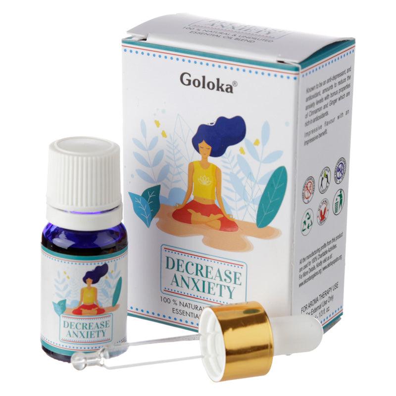 Goloka Blends Essential Oil 10ml - Decrease Anxiety - £8.99 - 