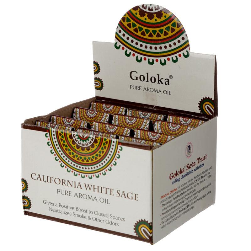 Goloka Fragrance Aroma Oils - California White Sage 10ml - £6.0 - 