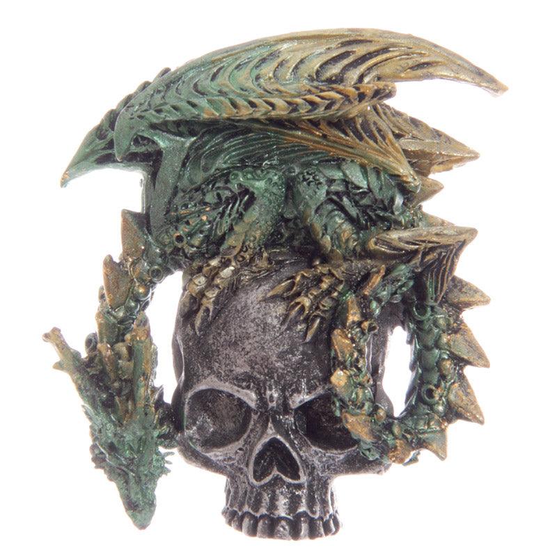 Gothic Dragon Skull Magnet-