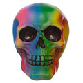 Gothic Rainbow Skull Ornament-