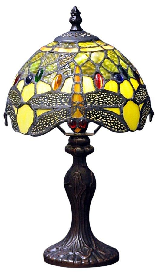 Green Dragonfly Tiffany Lamp - £110.99 - Table Lamps 