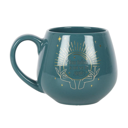 Green Fortune Teller Colour Changing Mug-Mugs Cups