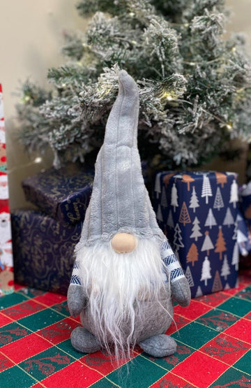 Grey Sitting Gonk 36cm - £18.99 - Christmas Ornaments 