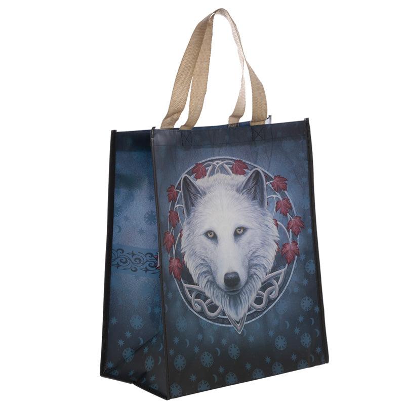 Guardian of the Fall Wolf Reusable Shopping Bag-