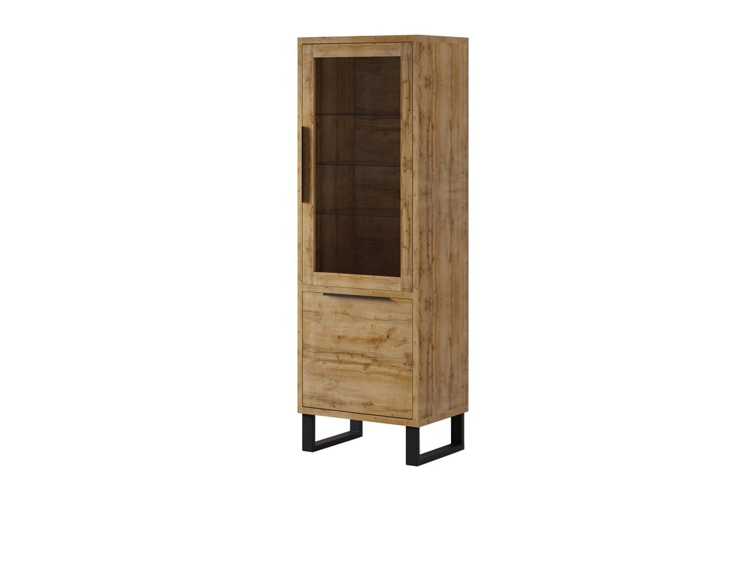 Halle 05 Tall Display Cabinet - £345.6 - Living Room Display Cabinet 