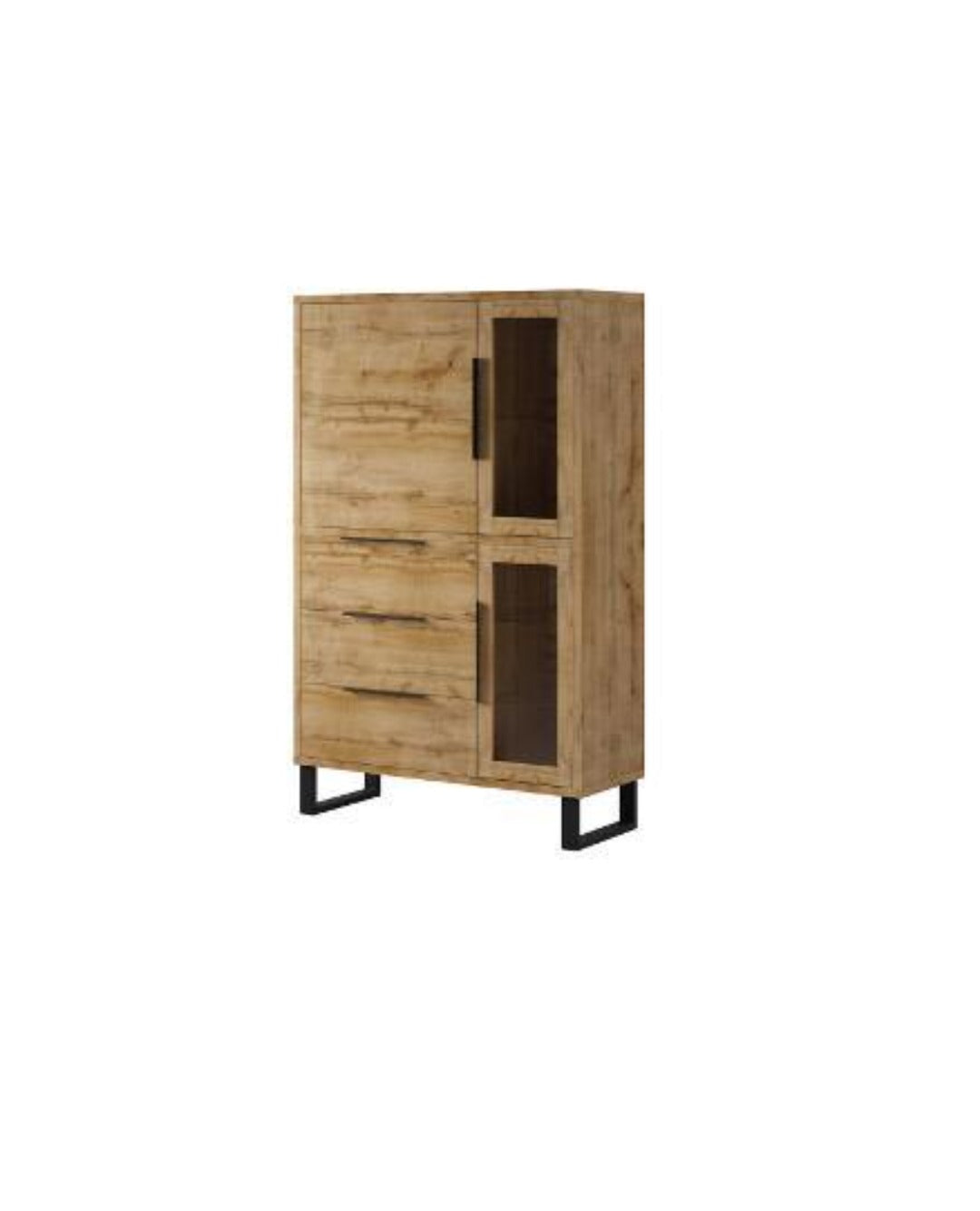 Halle 12 Tall Display Cabinet - £527.4 - Living Room Display Cabinet 