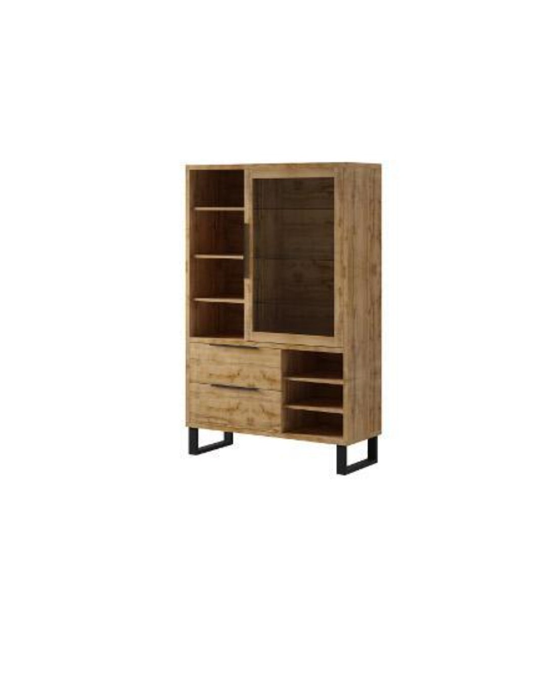 Halle 13 Tall Display Cabinet - £491.4 - Living Room Display Cabinet 