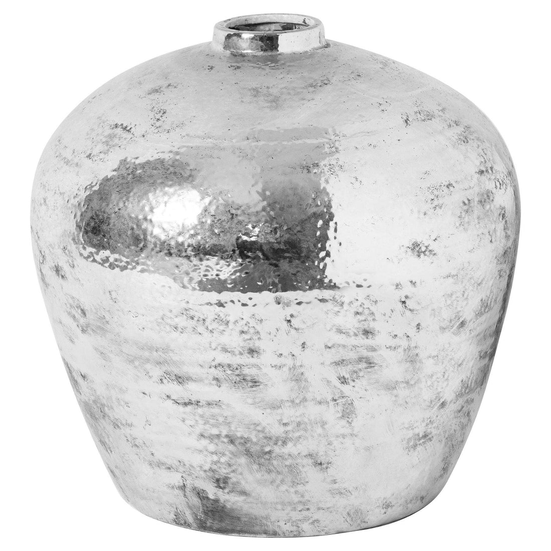 Hammered Silver Astral Vase - £179.95 - Gifts & Accessories > Vases > Ornaments 