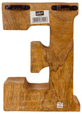 Hand Carved Wooden Embossed Letter E-Single Letters