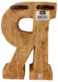 Hand Carved Wooden Embossed Letter R-Single Letters