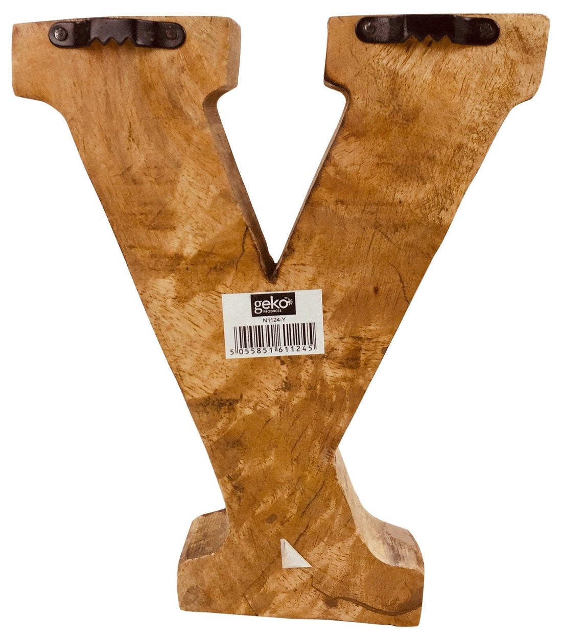 Hand Carved Wooden Embossed Letter Y - £18.99 - Single Letters 