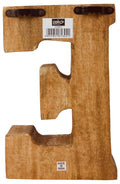 Hand Carved Wooden Flower Letter E-Single Letters