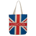 Handy Cotton Zip Up Shopping Bag - London Union Jack Flag - £8.99 - 