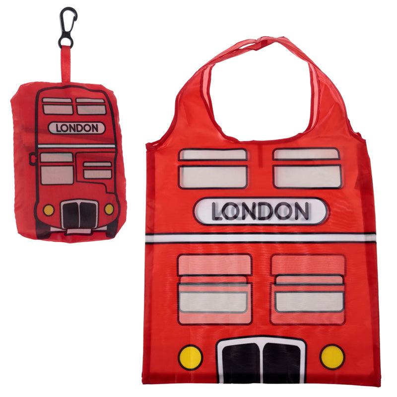 Handy Fold Up London Bus Shopping Bag with Holder - £7.99 - 