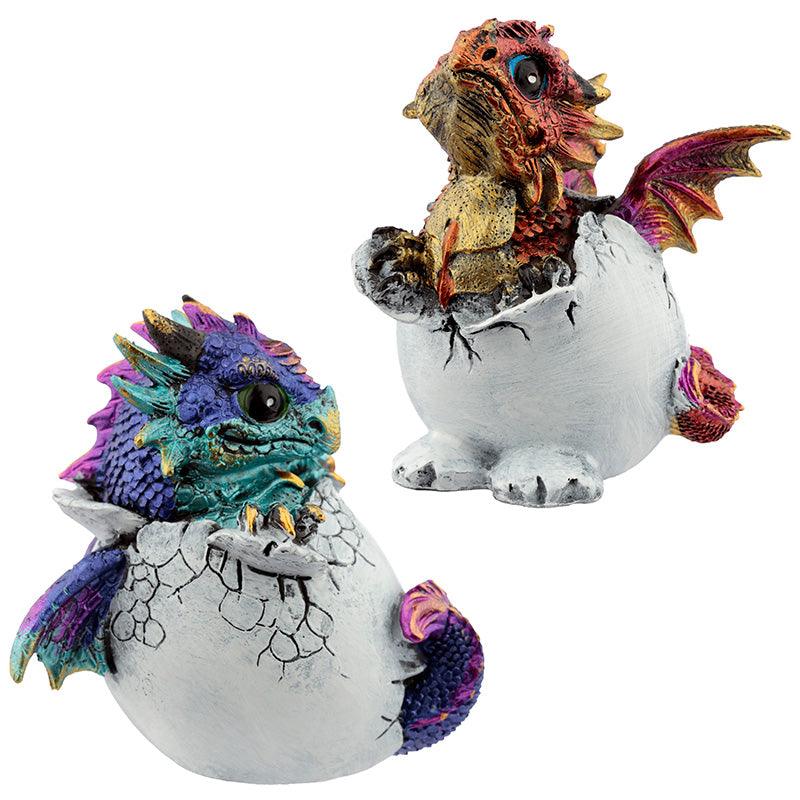 Hatching Egg Elements Dragon Figurine - £9.99 - 