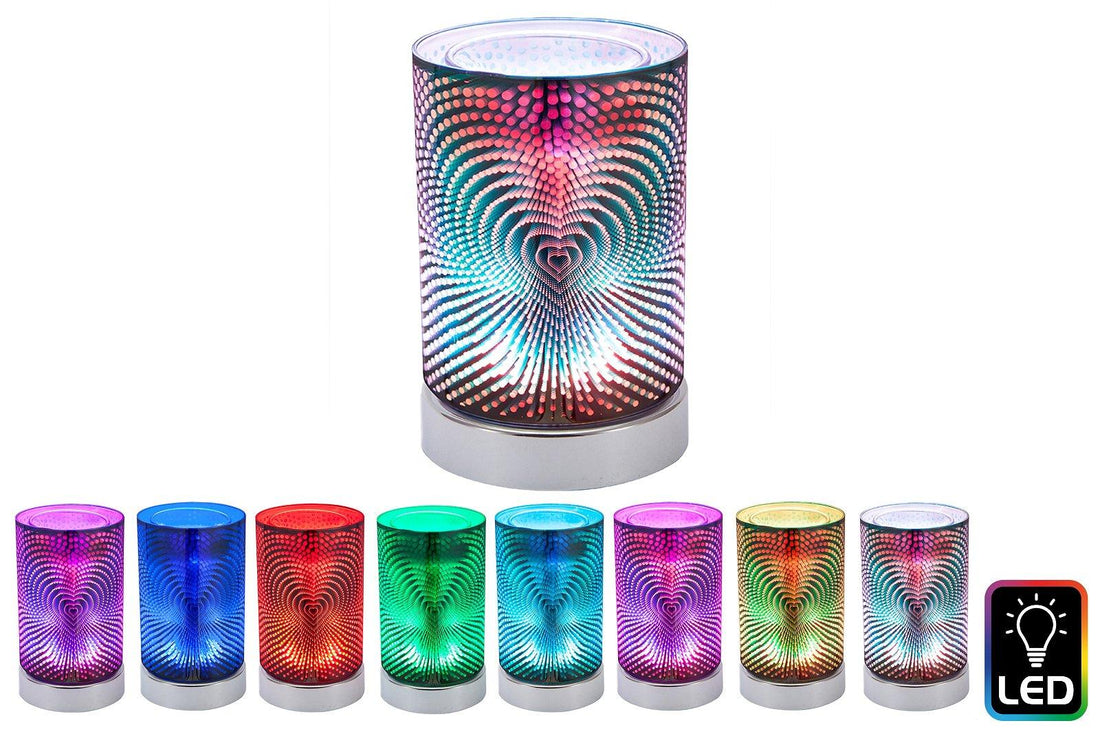 Heart LED Oil Burner - £49.99 - Lamps With Aroma Diffusers 