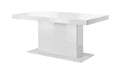 Hektor 81 Extending Dining Table White Gloss Dining Table 