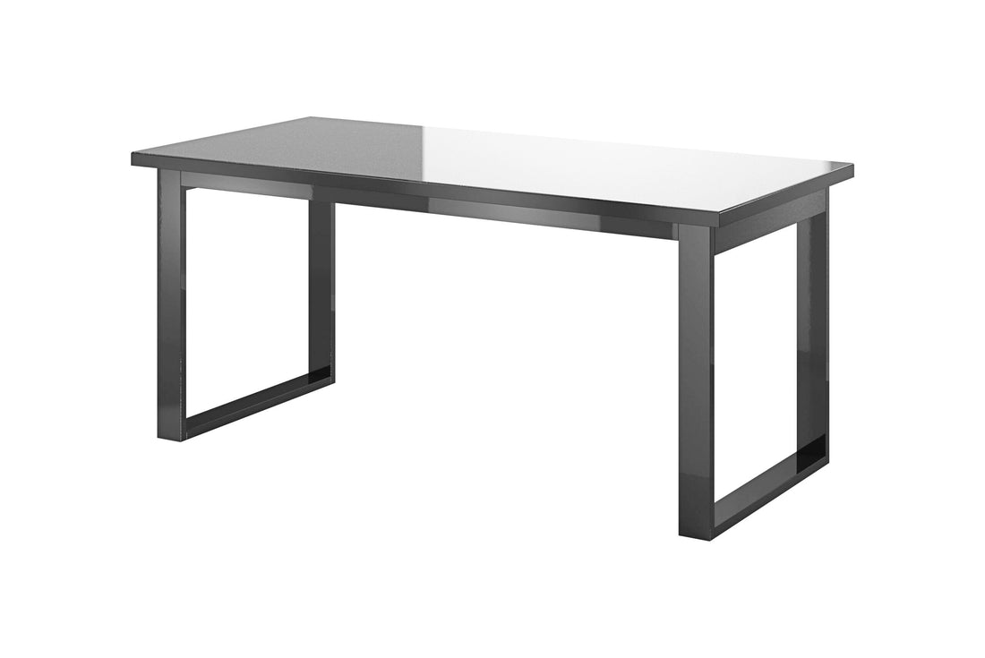 Helio 92 Extending Table Grey Glass Dining Table 