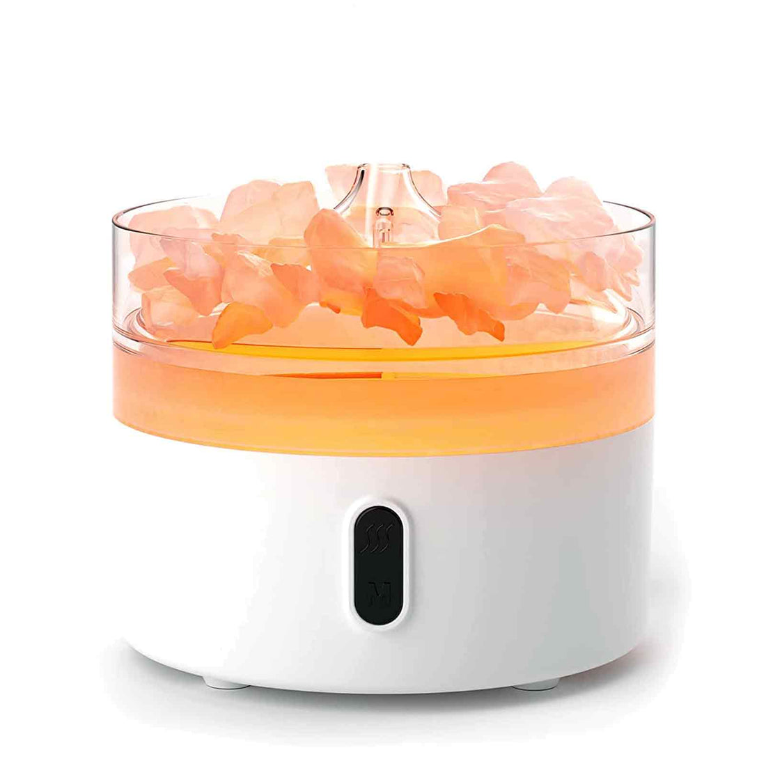 Himalayan Salt Aroma Diffuser - Night Light - USB-C - Flame Effect (Salt not included) - £45.0 - 