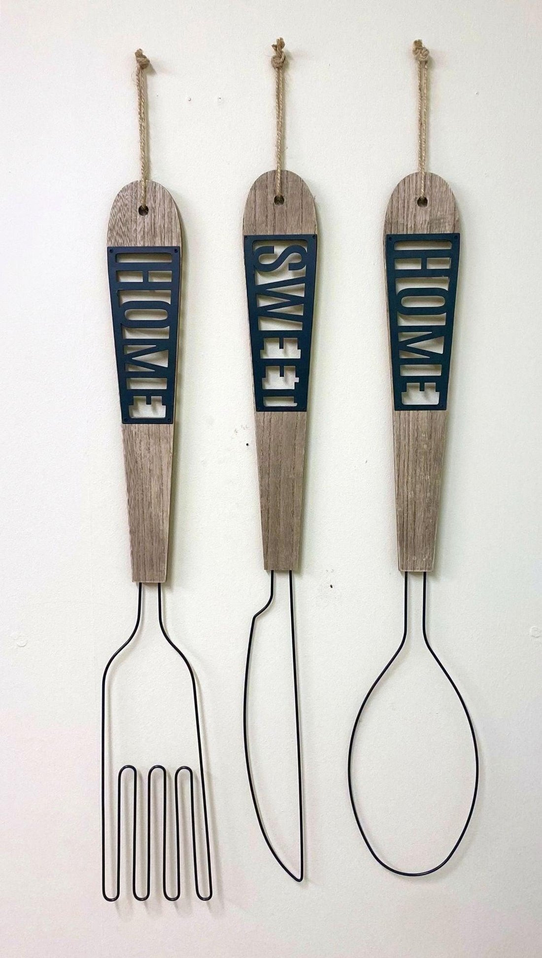 Home Sweet Home Cutlery Wall Hanging Decoration - £38.99 - Decorative Kitchen Items 