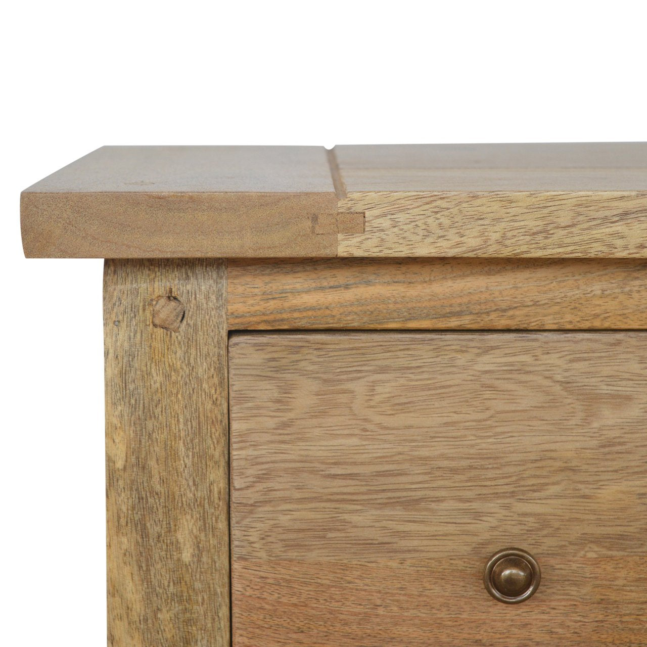 Manila Copper Sideboard Chest of Drawers | Chestnut Solid Mango Wood