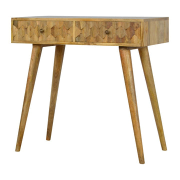 Pineapple Carved Console Table | Hand-Carved