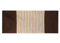Indian Cotton Rug - 70x170cm - Dark Brown / Beige-Rugs