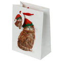 Kim Haskins Cats Christmas Elves Medium Gift Bag - £5.0 - 