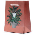 Kim Haskins Floral Cat in Fern Red Gift Bag - Small-