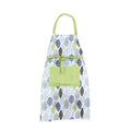 Kitchen Apron With Contemporary Green Leaf Print Design-Decorative Kitchen Items