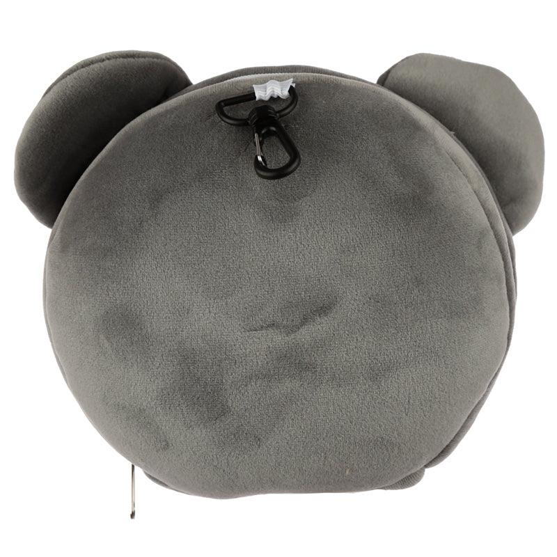 Koala Relaxeazzz Plush Round Travel Pillow & Eye Mask Set-Travel Pillow Eye Mask Set