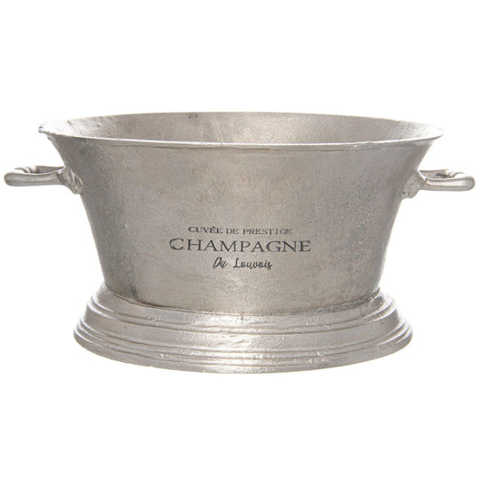 Large Antique Pewter Champagne Cooler - £169.95 - Gifts & Accessories > Kitchen And Tableware 