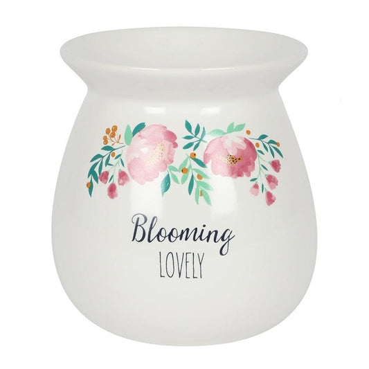 Large Blooming Lovely Wax Melt Burner Gift Set-Oil Burners