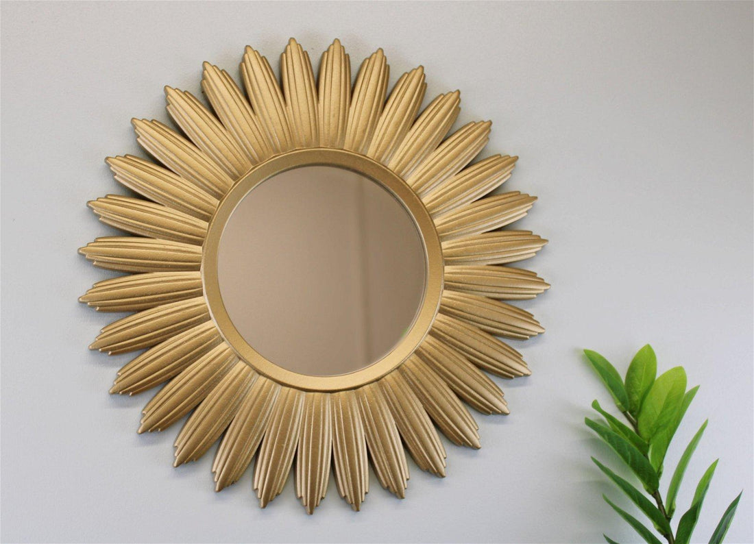 Large Gold Sunburst Mirror - £44.99 - Mirrors 
