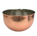 Large Hammered Copper Coloured Bowl-Kitchen Storage