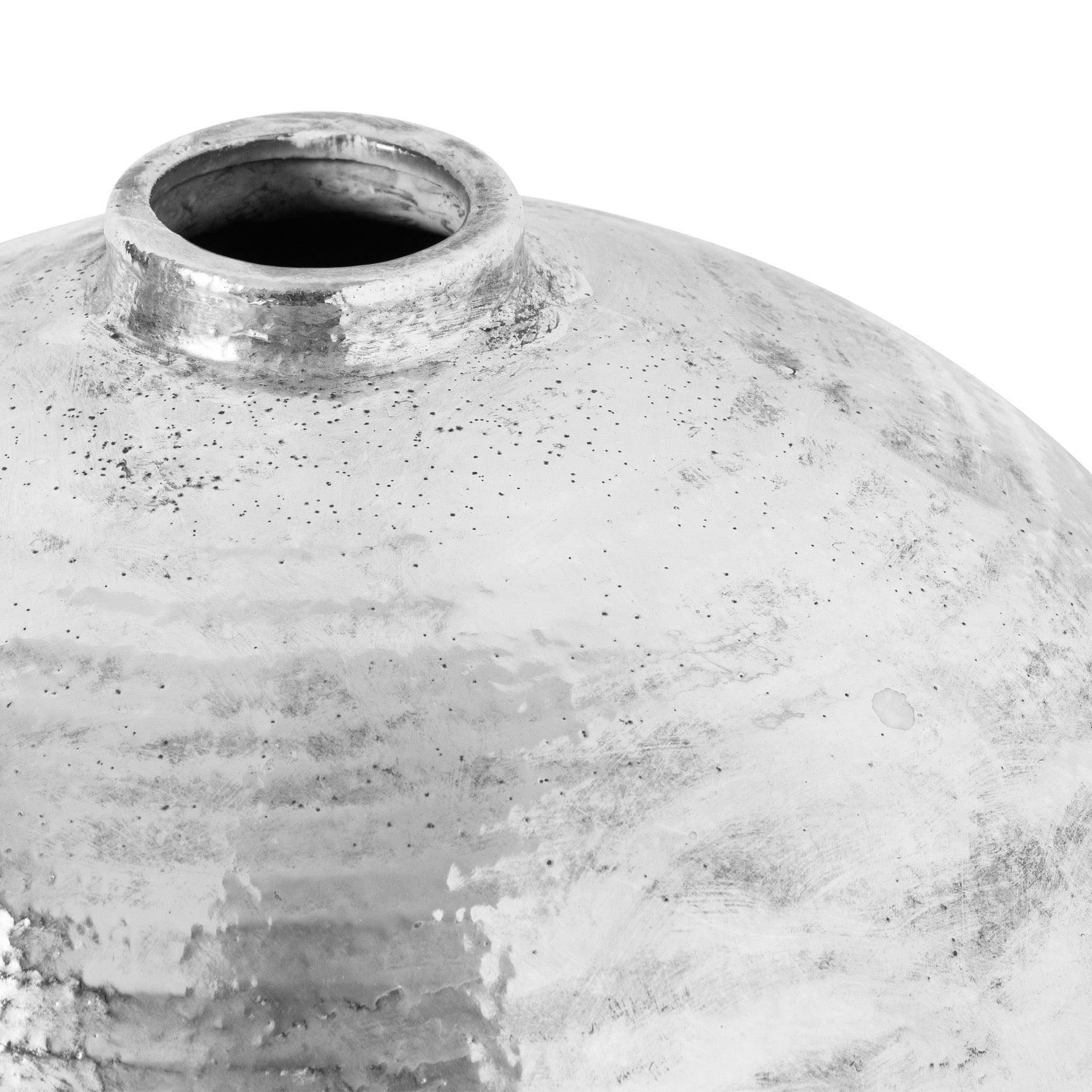 Large Hammered Silver Astral Vase-Gifts & Accessories > Vases > Ornaments