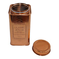 Large Metal Copper Coloured Tea, Coffee & Sugar Storage Tins-Kitchen Storage
