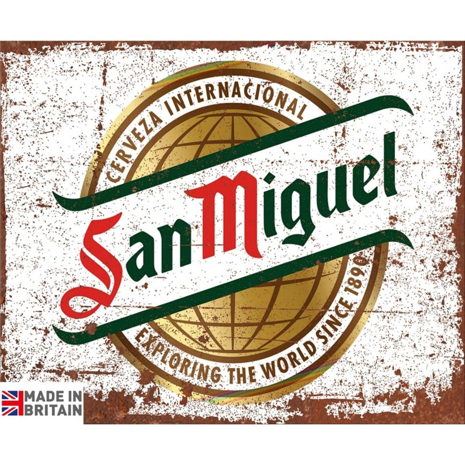 Large Metal Sign 60 x 49.5cm Beer San Miguel-