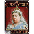 Large Metal Sign 60 x 49.5cm Pub Signs Queen Victoria-