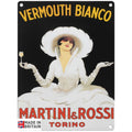 Large Metal Sign 60 x 49.5cm Vintage Retro Vermouth Bianco Martini-